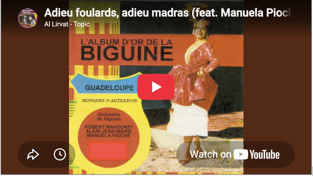 Adieu Foulard, Adieu Madras Composed