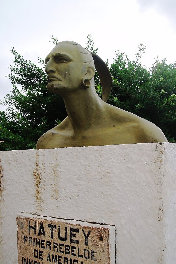 Monument of Hatuey in Baracoa city, Cuba. Photo Credit: @ Michal Zalewski via Wikimedia Commons.